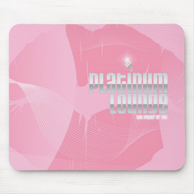 PlatinumLounge Pink Mouse Pad! Pad (Front)