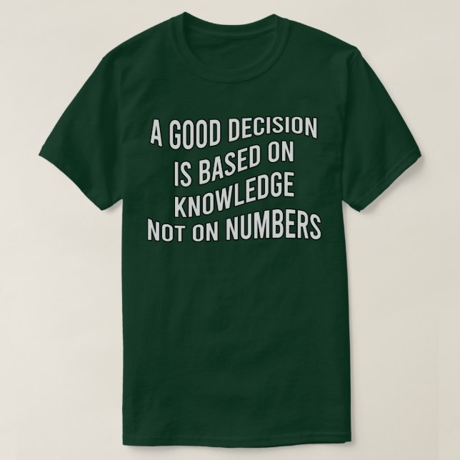 Plato 6 T-Shirt (Design Front)