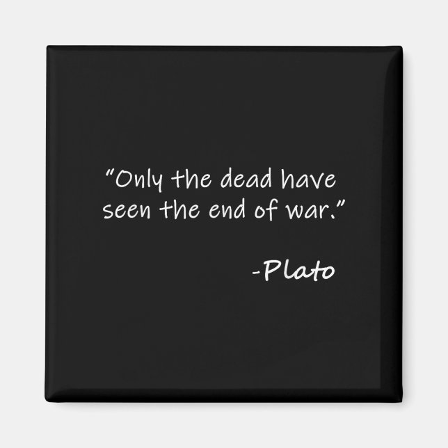 Plato &amp; Philosophical Quotes  Magnet (Front)