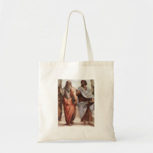 Plato and Aristotle Tote Bag