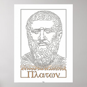 Plato. Greek philosopher [014] Poster