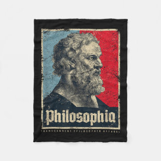 Plato Philosophia Platos Ancient Greek Philosophy Fleece Blanket