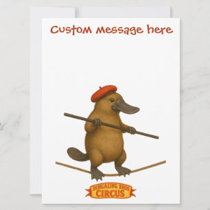 Plato platypus tightrope walker