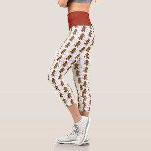 Plato platypus tightrope walker capri leggings