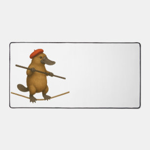 Plato platypus tightrope walker desk mat