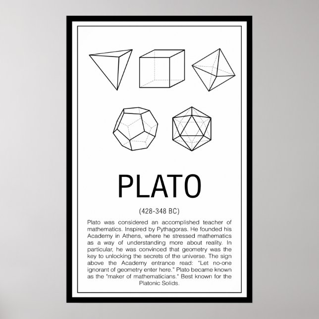Plato Poster (Front)