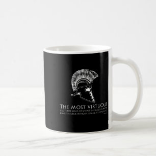 Plato Quote On Virtue - Greek Philosophy - Anti So Coffee Mug