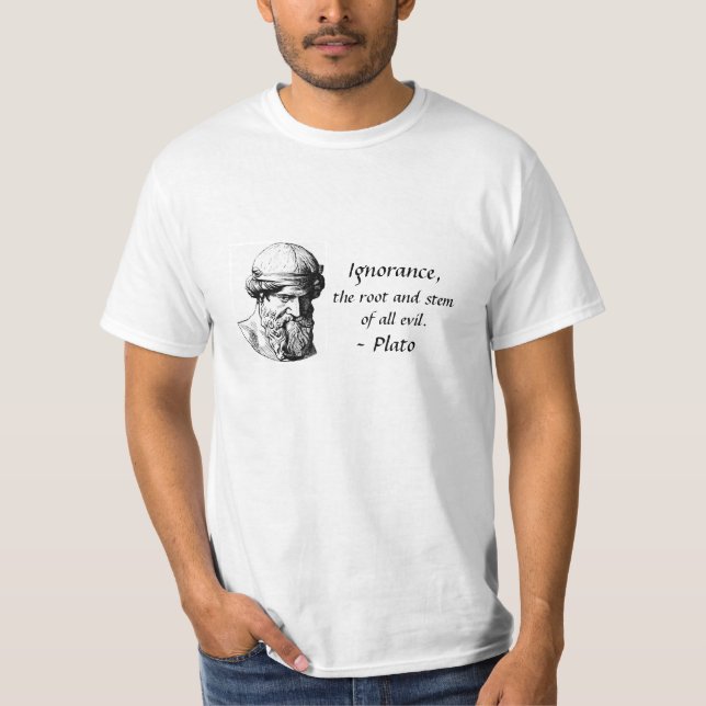 Plato Quote Tee (Front)