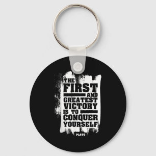 Plato Stoic Mindfulness Quote Stoicism Philosophy  Key Ring