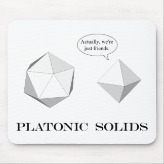 Platonic Solids mousepad