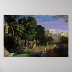 plato's academy poster