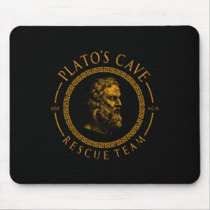 Platos Cave Rescue Team Ancient Greek Philosophy P Mouse Pad