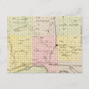 Platte County, Nebraska Postcard