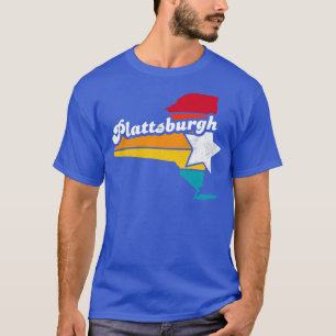 Plattsburgh New York Vintage Distressed Souvenir 2 T-Shirt