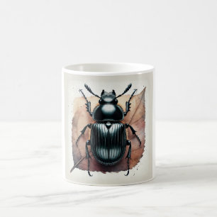 Platydema Beetle Dorsal View 210824IREF247 - Water Coffee Mug