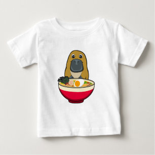 Platypus and Ramen Baby T-Shirt