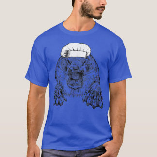 Platypus Animal Chef Funny Cooking Cook Duckbill  T-Shirt