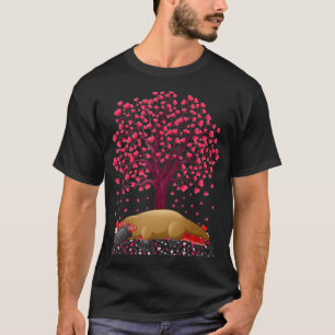 Platypus Animal Lover Funny Platypus Valentine's D T-Shirt