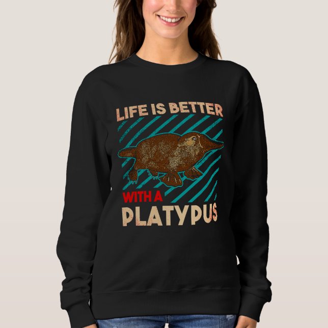 Platypus Australia Australian Animal  2 Sweatshirt (Front)