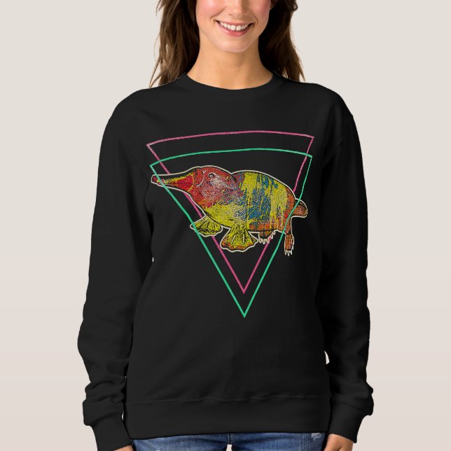 Platypus Australia Australian Animal Colorful  2 Sweatshirt (Front)