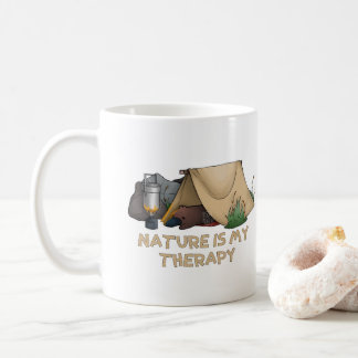 Platypus Camping Mug - "Nature is My Therapist"
