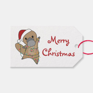 platypus Christmas Tabes Sweet Animals Trucker Hat Gift Tags