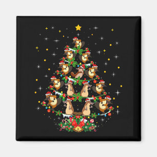 Platypus Christmas Tee Gift Santa Hat Platypus Chr Magnet