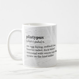 Platypus Defintion Mug