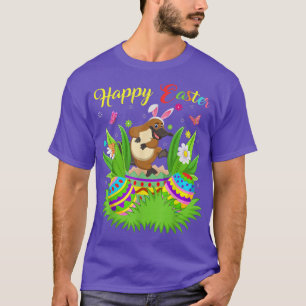 Platypus Lover Floral Easter Egg Funny Platypus Ea T-Shirt