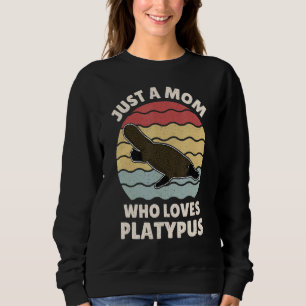 Platypus Mammals Australia Biology Wildlife Studen Sweatshirt