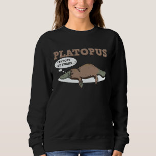 Platypus Platopus Theory Of Forms Greek Philosoph Sweatshirt