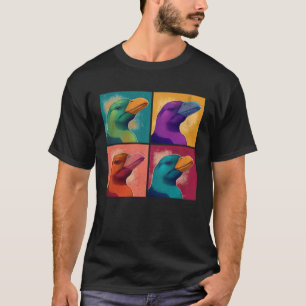 Platypus Pop Illustration Colourful Animal Women T-Shirt
