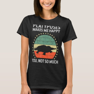 Platypus Retro Vintage Duck Billed Zoologist Veter T-Shirt