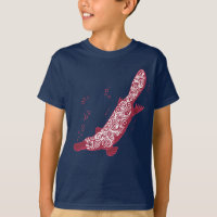 Platypus rich red coloured kids t-shirt