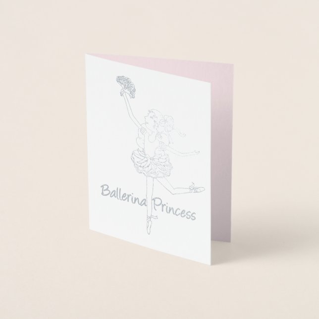 Platypus stylised animal art gold card (Front)