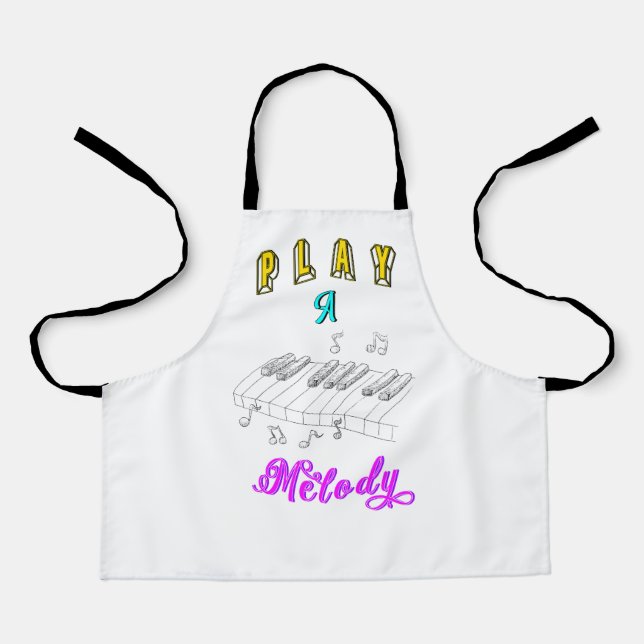 Play A Melody Apron (Front)