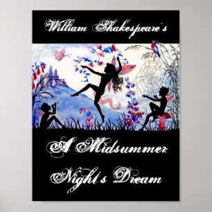 Play A Midsummer Night's Dream William Shakespeare Poster