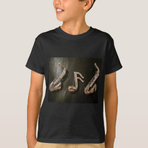 Play a musical note on that Saxaphone T-Shirt