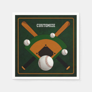 Play Ball Baseball Napkin