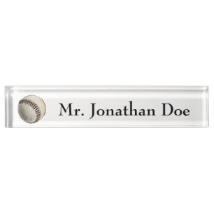 Play Ball Baseball Sketch – Batter Up Sports Nameplate
