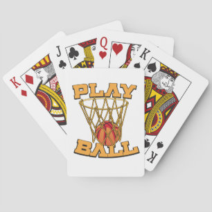Play Ball Basketball. Playing Cards
