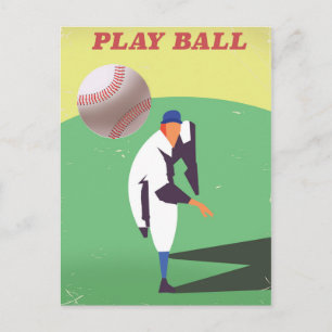 Play Ball! Postcard