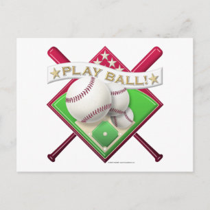 Play Ball! Postcard