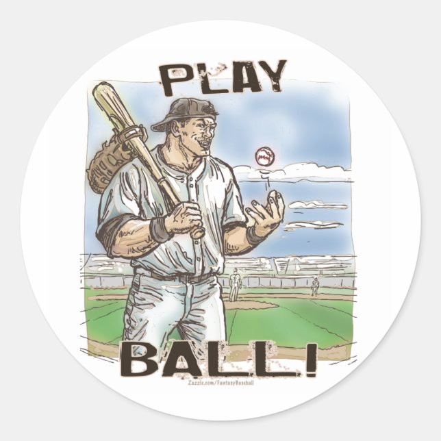 Play Ball! Sticker (Front)