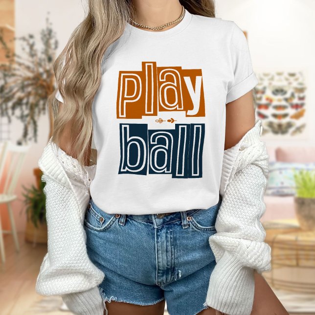 Play Ball T-Shirt, Summer Baseball T-Shirt (Creator Uploaded)