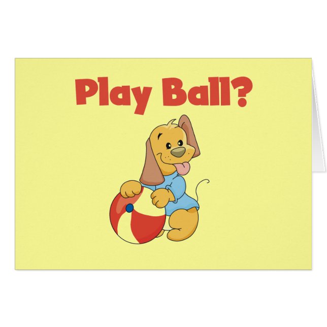 Play Ball Tshirts and Gifts (Front Horizontal)