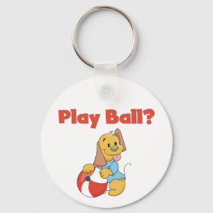 Play Ball Tshirts and Gifts Key Ring