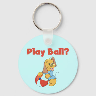 Play Ball Tshirts and Gifts Key Ring