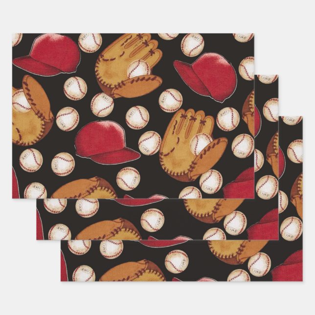 Play Ball! Wrapping Paper Sheet (Set)