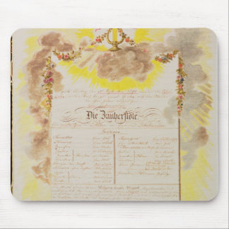 Play-bill for 'The Magic Flute' Mouse Pad
